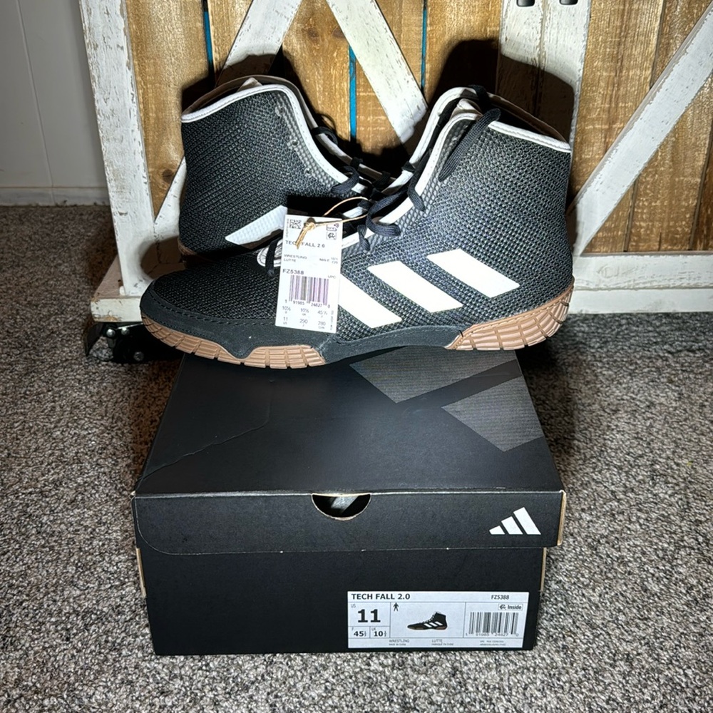 Men’s adidas Tech Fall 2.0 wrestling shoes size 11.  Brand new in box